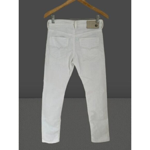 Diesel Industry BUSTER White Denim Slim Tapered Jeans Size 29/30 Mens - Picture 4 of 12